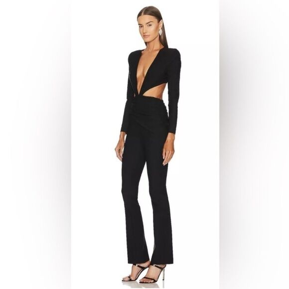 Michael Costello x Revolve Mercy Jumpsuit Black Size Small - Picture 2 of 11